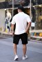 Men's Comfortable Fit Shorts Bottom Top Set - 2