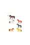 Set 6 figurine, cai, multicolore, 9 cm - 3