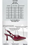 Women's Burgundy Patent Leather Stiletto - 8