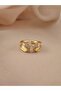 Butterfly Model Zircon Stone Adjustable Gold Gold Color Ring