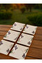 Set of 6 Butterfly Pattern Tea Saucers Handmade - Add Color to Your Tea Clocks with Elegant Coasters - 3