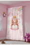 Rabbit Little Princess Patterned Children's Baby Room Background Curtain (Single Wing Pricing) - 4