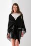 Women's Triangle Tassel Shawl, Stylish Women's Shawl Model with Tassels, Shoulder Shawl, Women's Triangle Shoulder Shawl with Tassels. - 2
