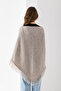 Women's Triangle Tassel Shawl, Stylish Women's Shawl Model with Tassels, Shoulder Shawl, Women's Triangle Shoulder Shawl with Tassels. - 7