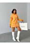 Women's Turtleneck Striped Knitwear Tunic - 8