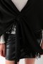 Women's Triangle Tassel Shawl, Stylish Women's Shawl Model with Tassels, Shoulder Shawl, Women's Triangle Shoulder Shawl with Tassels. - 6