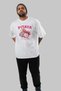 Pitaya Front Printed White Oversize T-Shirt Men Women Cotton Crew Neck T-Shirt - 7