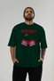 Cherry Cherries 10 Pre-Printed Green Oversize T-Shirt Men Women Cotton Crew Neck T-Shirt - 2
