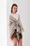 Glitter Tassel Triangle Shawl, Women's Shoulder Shawl, Soft and Fashionable Texture, Women's Triangle Shoulder Shawl. - 3