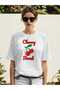 Cherry Bomb Cherries 1 Pre-Printed White Oversize T-Shirt Men's Women's Cotton Crew Neck T-Shirt