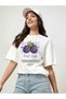 Blackberry Front Printed White Oversize T-Shirt Men Women Cotton Crew Neck Tshirt - 4