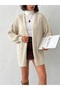 Women's Hair Braided Balloon Sleeve Knitwear Cardigan - 5