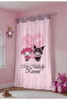 Pink Polka Dot My Melody and Kuromi Patterned Children's Baby Room Background Curtain (Single Wing Pricing) - 4