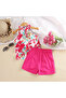 MiniMe Two-Piece Clothing Set for Girls | 36–48 Months | Pink | Cotton/Polyester Blend - 3
