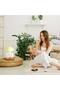 Cute cloud humidifier & diffuser with waterfall lamp for relaxing, sleeping, and mood lighting. - 3
