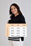 Women's Plus Size Wave Border-Detail Three-Quarter Sleeve Stretch Viscose Blouse with Side Slits - 3