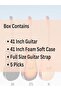 41 Inch Acoustic guitar With Foam Case,Strap And Picks For Beginners(Sunburst) - 2