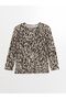 LCW Grace Crew Neck Print Women's T-Shirt - 5