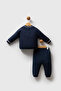 U.S. Polo Assn Baby Boy Navy Blue Set - 4