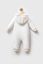 Baby Girl Winter Regular Fit White Jumpsuit Usb2745-C-V2 - 3