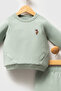 U.S. Polo Assn Baby Boy Green Set - 2