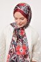 Floral Pattern Indian Silk Shawl - 3