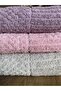Atlas 3-Piece Bath Towel Set – 100X150 cm 100% Cotton, Soft Textured, Knitted Pattern. - 4