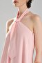Women's Tie Detailed Backless Design Long Dress - 7