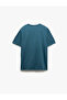 Short Sleeve Regular Fit Crew Neck Cotton Printed T-Shirt - 4