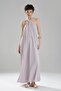 Women's Tie Detailed Backless Design Long Dress - 3