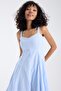 Strappy Short Blue Dress - 2