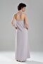 Women's Tie Detailed Backless Design Long Dress - 2