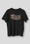 Marilyn Manson Logo Printed T-Shirt Metal Music Unisex Regular Fit Black T-Shirt
