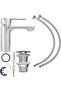 Poppy Silver Chrome Wash Basin Tap - Bathroom Sink Faucet with Easy Operation & Modern Design - 2