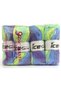 Lot of 4 X 100Gr Skeins Ice Yarns Antipilling Magic Yarn Blue Green Shades Purple - 4