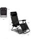 Foldable Camping Chair Outdoor Lounges Chair Garden Chair Adjustable Beach Chair with Pill - 3