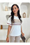 Striped Modal Fabric Stretch Cotton Comfortable Daily and Stylish TOP AND BOTTOM SUMMER TRACKSUIT SET - 6