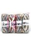 Lot of 4 X 100Gr Skeins Ice Yarns Biscuit Yarn Brown Shades Gray Shades - 4