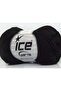6X50Gr. Almina Cotton Mercerized Cotton Black Summer Yarns, Cotton, 100% Cotton