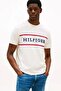 Men's Regular Fit Logo Patterned Round Neck Cotton Short Sleeve Yellow T-Shirt