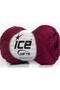 6X50Gr. Almina Cotton Mercerized Cotton Burgundy Summer Yarns, Cotton, 100% Cotton