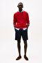 Men's Classic Combed Cotton Blue Shorts Mw0Mw37240Dw5