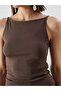 Lcw Vision Brown Halter Neck Modal Blend Women's Undershirt - 3