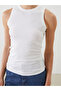 Trendlucky Women's Oval Collar Stoned Undershirt with a Difference in Color - 4