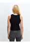 Crew Neck Textured Women's Tank Top (S5) - 4