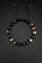 Handmade Virgo Macrame Bracelet – Jade, Amazonite, Jasper, Amethyst, Agate and Tourmaline Stone - 3