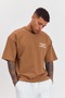Back Embroidery Patterned Oversize Tshirt - 4