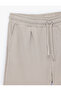 Textured Waist Lace-Up Bermuda Shorts with Pocket Detail - 5