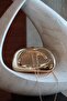 Women's Gold Mica Chain Shoulder Bag with Holding Accessories - 4