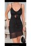 Miranfashion Bust Low-Cut Dress